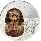 2012 Cook Is Large Color Silver $5 King Tut(Tutankhamun)