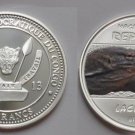 Congo 2013 Large Silver Color  Proof 30 Francs - Lizard-mintage 3000