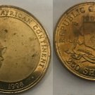 1998 Somalia large 250 shillings-Gemstones of Africa Brass trial strike