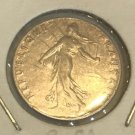 1915  France Liberty  silver 50 Centimes