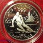 1989 Andorra Proof Silver 10 Diners Olympic Slalom