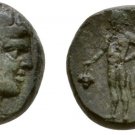 Rare Ancient Greece 189-45 BC THRACE MARONEIA DIONYSOS IVY GRAPE BUNCH STALKS
