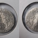 1562 Lithuania- Silver 1/2 Grosz- Armored Knight - 450 years old Nice