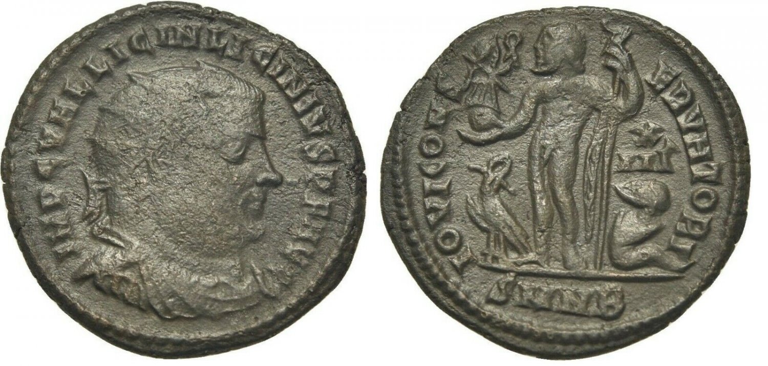 Ancient Rome Nikomedia Licinius II AD 317-324  FOLLIS JUPITER
