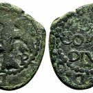 RARE 1554-1598 SICILY Italy PHILIP II MESSINA Grano Eagle