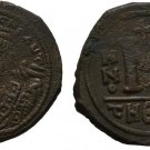 Ancient Byzantine 582-602 MAURITIUS TIBERIUS THEOUPOLIS Large Follis #2