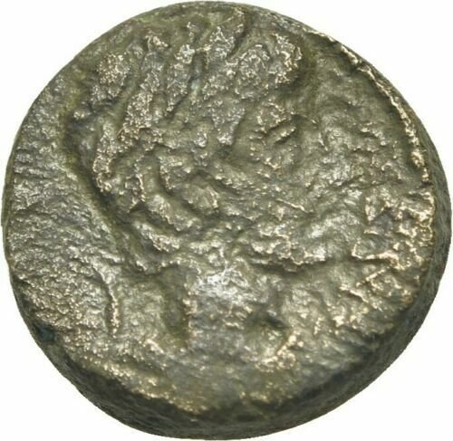 Ancient Greece 2 Cent BC Apollo/ statue 13 mm 3.2 g