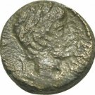 Ancient Greece 2 Cent BC Apollo/ statue 13 mm 3.2 g