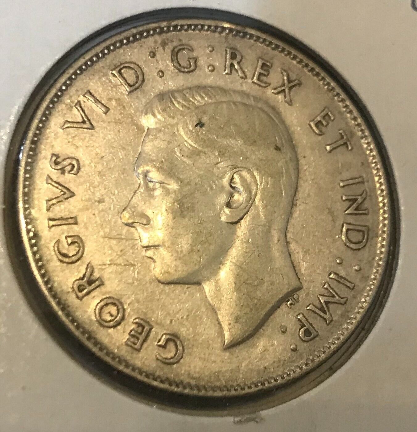 1946 Canada Large silver 50 cents