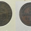 1867 B Prussia (German States) 3 Pfenning