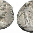 Ancient Rome AD 196-198 Caracalla Caesar Silver Denarius Rome Emperor Trophy