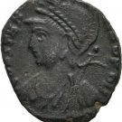 Ancient Rome 306-337 AD CONSTANTINE FOLLIS CITY URBS SOLDIERS STANDARD HERACLEA