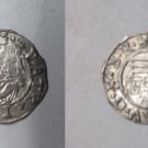 1582 Hungary Silver Denar- King Rudolf-Habsburg Dynasty Virgin Mary