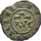 ca 1220-50 Sicily MESSINA(Italy)FEDERICO II DENARO  AVG/Cross