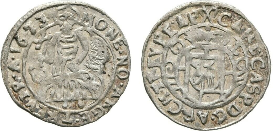 Rare 1673 TRIER(German state)St.Peter/Key- Super Nice