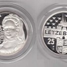 1994 Luxembourg Large Proof Silver 25 Ecu-Maria Theresia