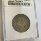 Rare 1898 Bavaria(German States) Silver 2 Mark ANACS VF30