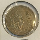 1951 Mexico Silver 50 C Eagle/Snake