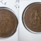 Rare 1930(square 0)  Mexico 5 centavos  Eagle/snake-Nice
