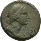 Ancient Rome 54-68 Seleucis/Pieria, Antioch Nero Dichalkon Apollo/Lire