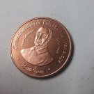 Rare 2007 Togo Copper 2500 franc essai pattern Abolition of Slavery,Schoelcher