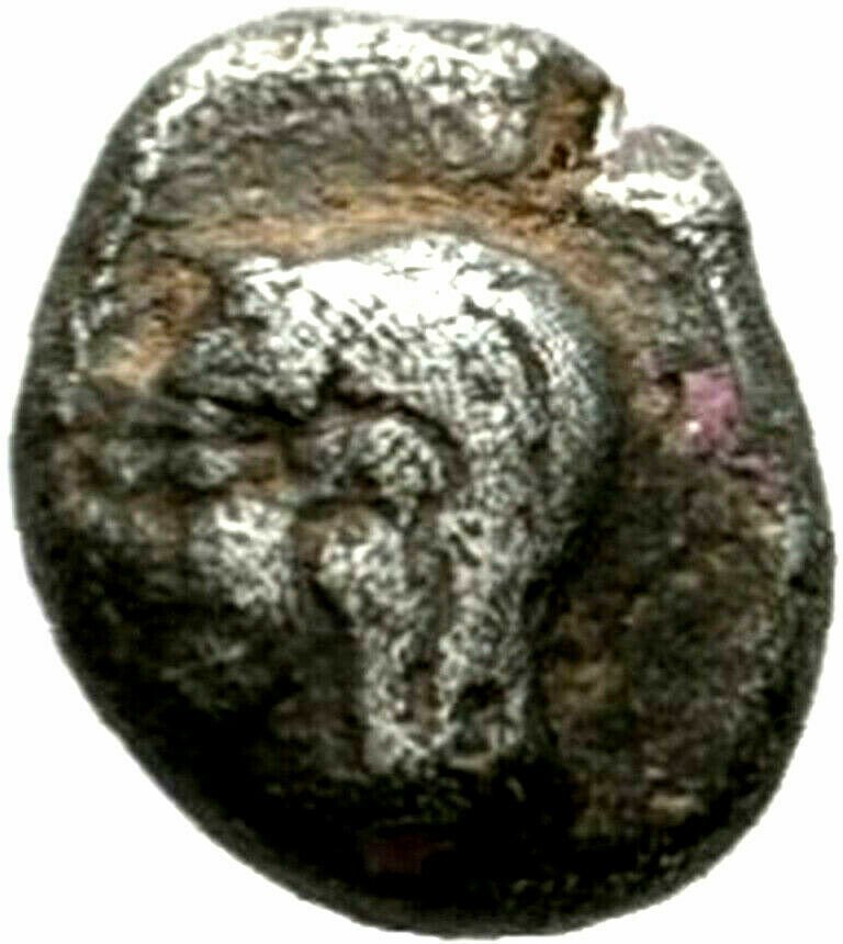 Ancient Greece 5-4 Cent BC Ionia Colophon small silver hemiobol Apollo
