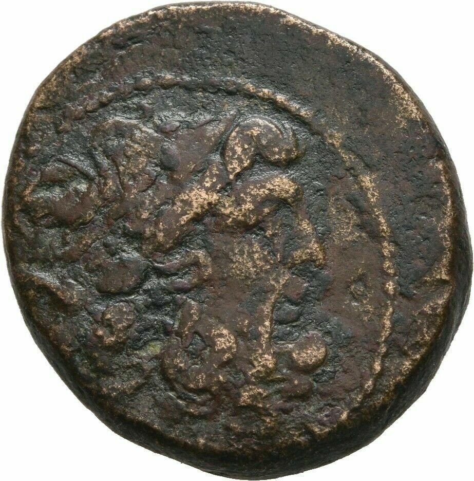 Ancient Greece 1 Cent BC SYRIA SELEUCIS PIERIA ANTIOCH ZEUS THRONE #3