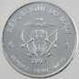 2007 Mali Silver 2500 fr essai pattern Abolition Slavery, Frederic Douglas Slab