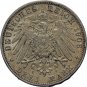 1908 Baden(Germany) Large Silver 3 marks Friedrich-Nice