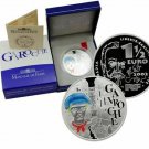 2002 France Large Proof Silver color 1.5 Euro Gavroche,Les Miserables/Hugo Box