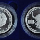 Rare 2008 Transnistria Large Silver 10 Roubles- Otter- mintage only 500