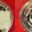 Liberia 2000 Large Silver Proof $20-Amsterdam