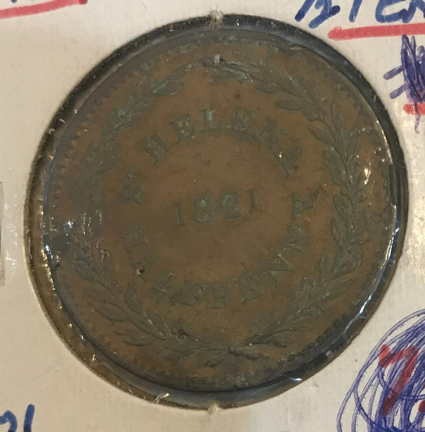 St.Helena 1812 1/2 Pence