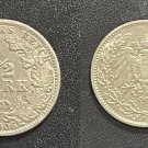 Rare 1906 J Germany Silver 1/2 Mark
