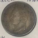 1876 Greece Large Silver 5 Drachma Nice