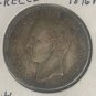 1876 Greece Large Silver 5 Drachma Nice