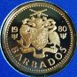 1980 Barbados Proof 5 C South Point Lighthouse
