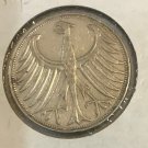 1951 F Germany Large Silver 5 marks
