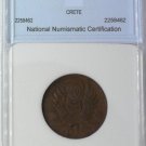 Rare 1611-1615 ITALY VENICE CRETE 2-1/2 SOLDINI/10 Tornese Lion St. Mark-Slabbed