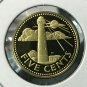 1975 Barbados Proof 5 C South Point Lighthouse