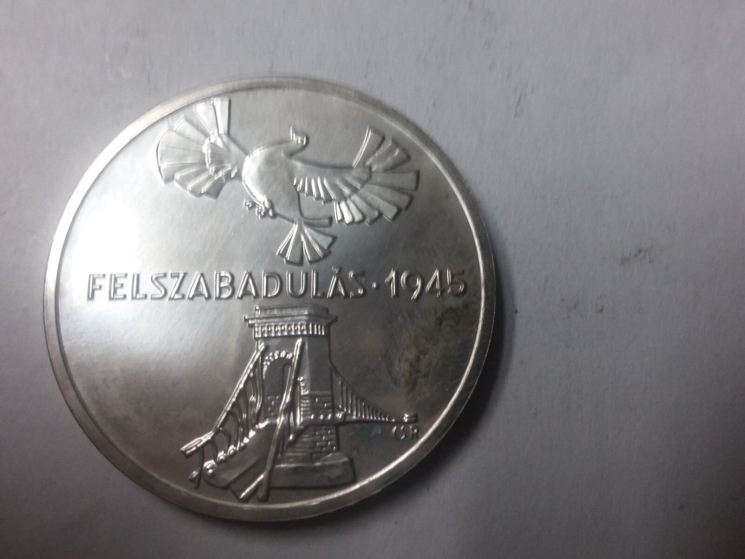 1975 Hungary Large Silver 200 Forint-WW II Liberation