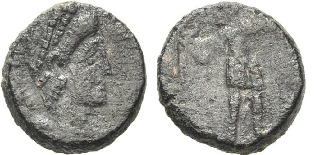 Ancient Rome  375-392 AD VALENTINIAN II small Follis Victoria