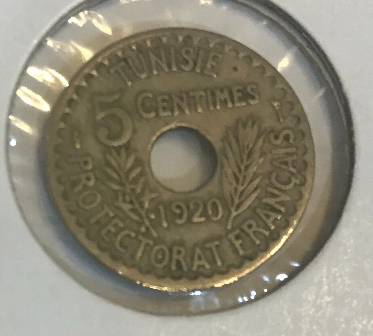 1920 French Tunisia 5 Centimes