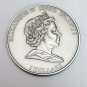 Cook Is 2010 Large antiqued Silver  $5 Barack Obama