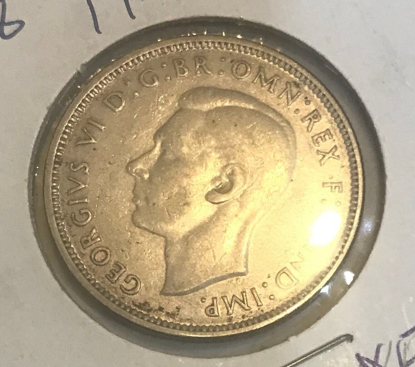 1938 Australia  Large silver Florin