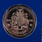 1976 Barbados Septagonal Proof $1-Flying Fish