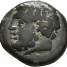 Ancient Greece 3 Cent BC THESSALY GYRTON DICHALKON Zeus Horse Monogram
