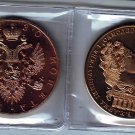1730 Russia Large Copper Fantasy 1 Rouble-Anna