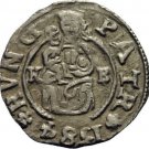 1584 Hungary Silver Denar- King Rudolph -Habsburg Dynasty; Virgin Mary