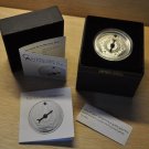 2012 Niger Silver 1000 Francs 50mm 50G Compass/Quibla Mecca Kaaba boxed
